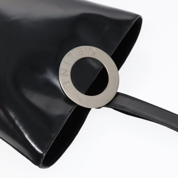 Céline Seau Black Patent Leather Shoulder Bag (Pre-Owned) - Picture 15 of 16